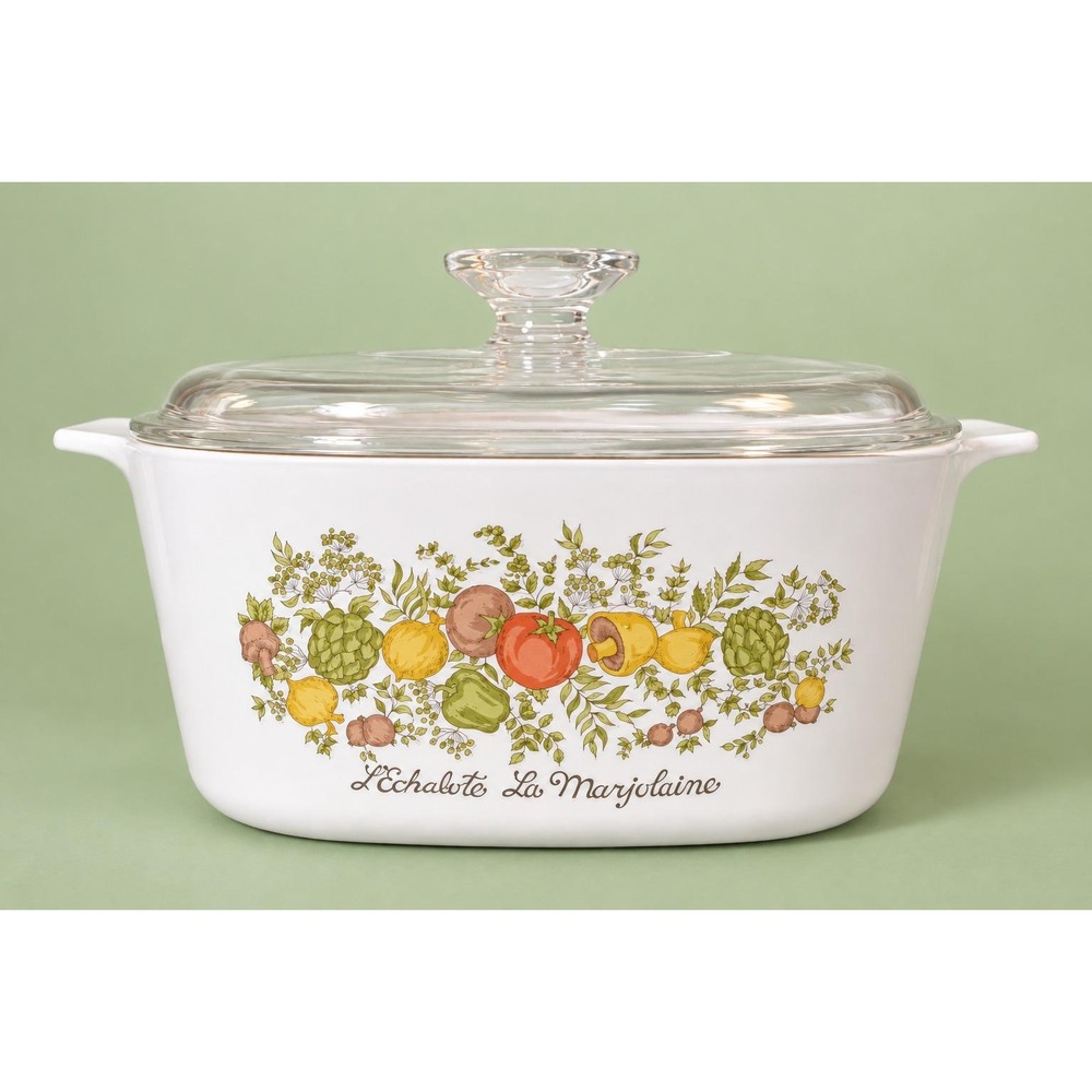 Corning Ware L'Echalote La Marjolaine A-3-B with clear A9C Lid, 3 Quarts